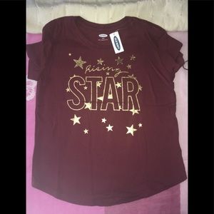 Short sleeve girls tee shirt